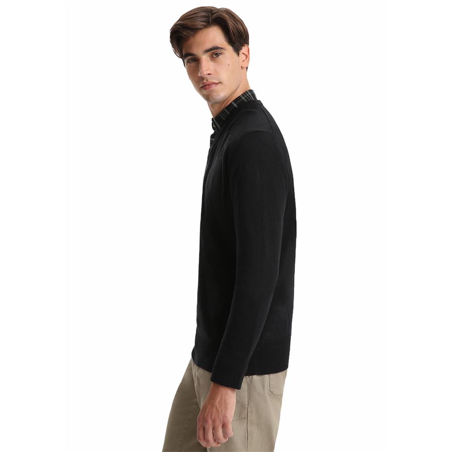 SUPERGEELONG V-NECK MAGLIA SCOLLO A V UOMO Woolrich | CFWOKN0121100